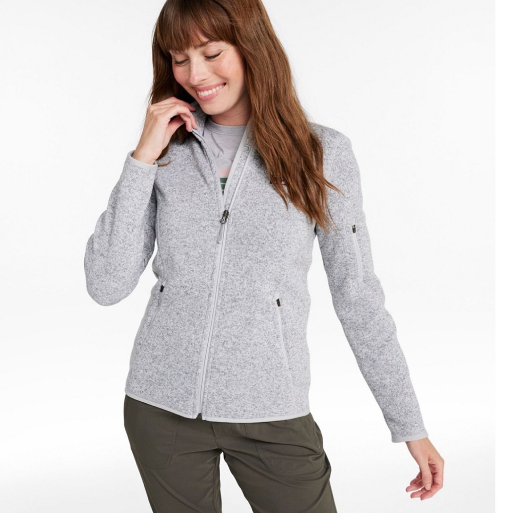 Women's L.L.Bean Sweater Fleece Full-Zip Jacket - M